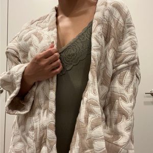 Universal Thread Beige Floral Beach Cover-Up